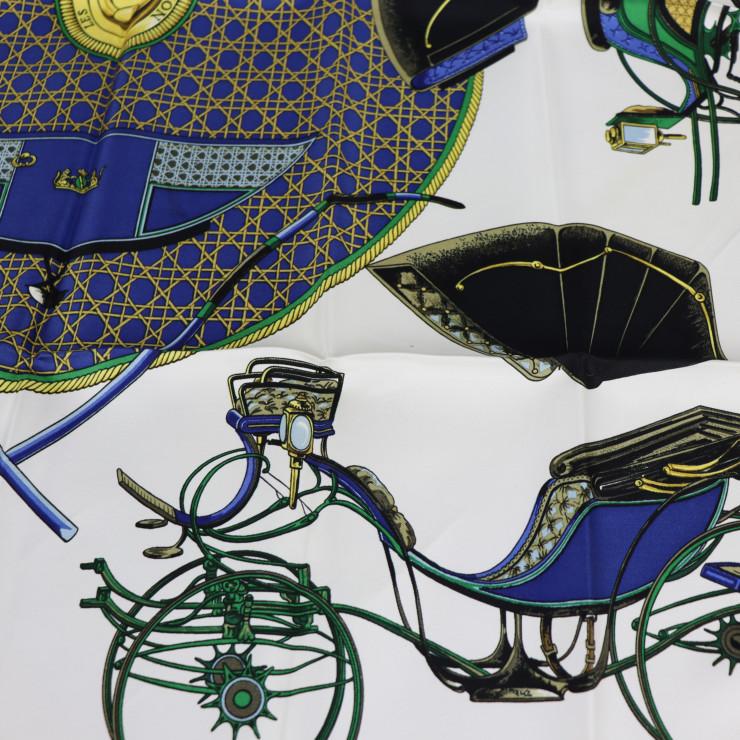 HERMES 美品 エルメス LES VOITURES A TRANSFORMATION 折りたたみ式幌  