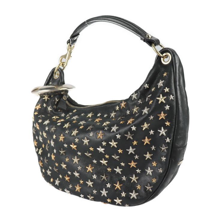 美品 JIMMY CHOO ジミーチュウ スカイバッグ ショルダーバッグ レザー 