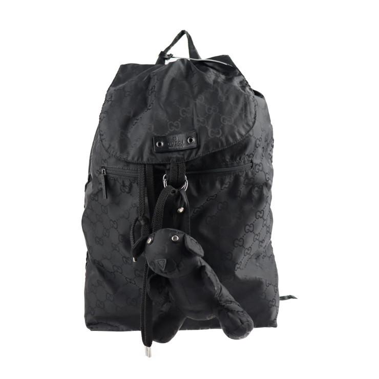 超美品 GUCCI グッチ 223670 リュック・デイパック ナイロン ブラック