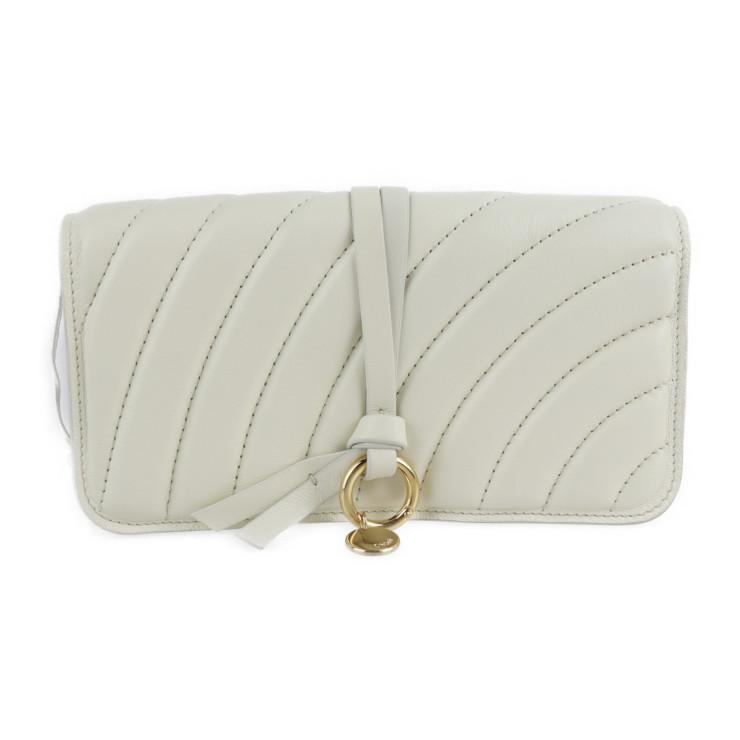 新品未使用展示品 クロエ アルファベット 二つ折り財布 CHC18UP715A04  