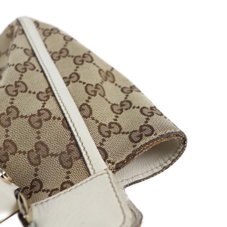 GUCCI グッチ アビー 189831 トートバッグ GGキャンバス レザー 