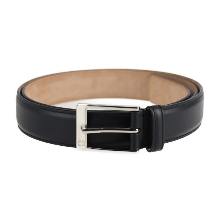 GUCCI 超美品 グッチ 345658 ベルト レザー ブラック 【本物保証 