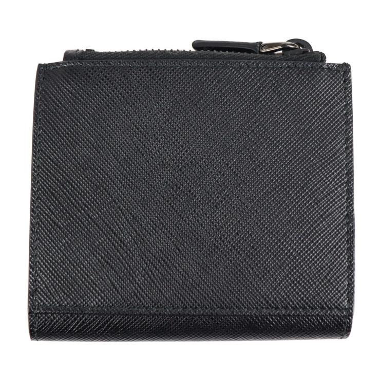 PRADA 超美品 プラダ 2MC066 二つ折り財布 サフィアーノレザー NERO  
