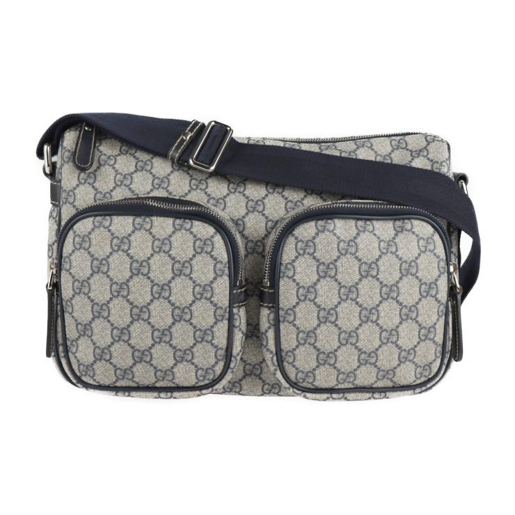 GUCCI グッチ GGスプリーム 246881 ショルダーバッグ PVC レザー 