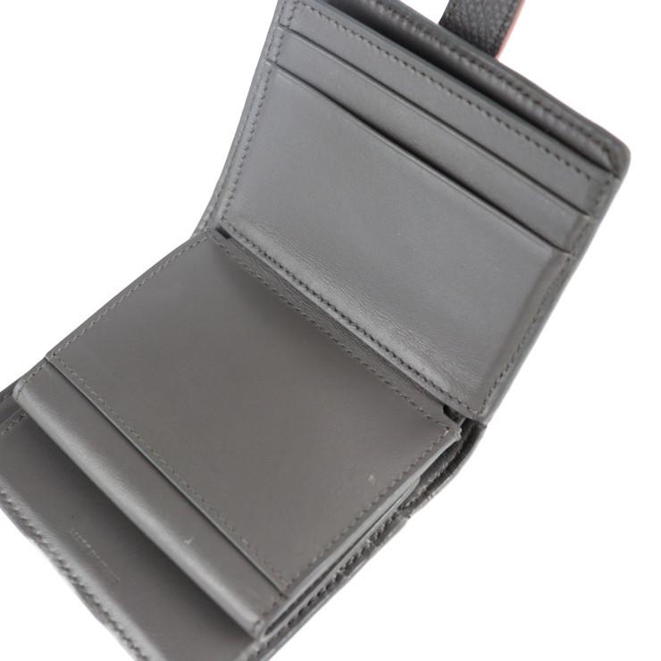 美品 CELINE セリーヌ スモール ストラップウォレット 10H263 二つ折り 