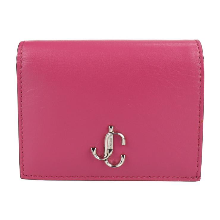 新品未使用展示品 JIMMY CHOO ジミーチュウ HANNE ハンネ 二つ折り財布  