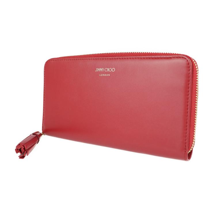 新品未使用展示品 JIMMY CHOO ジミーチュウ ATHINI ZIP - 長財布 