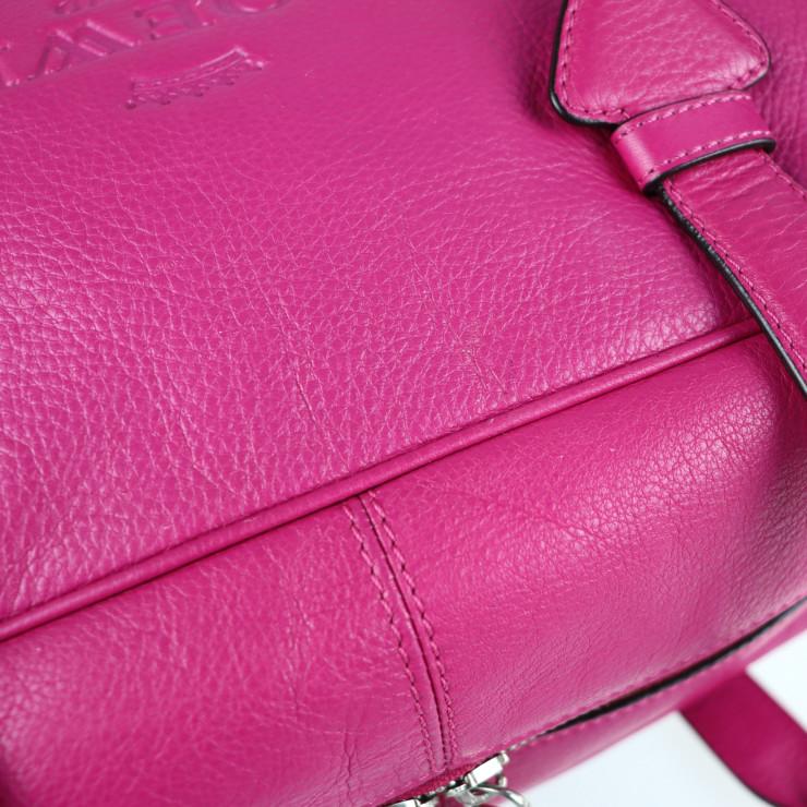LOEWE 美品 ロエベ ヘリテージ - ハンドバッグ レザー ピンク LOEWE 美品 ロエベ ヘリテージ - ハンドバッグ レザー ピンク