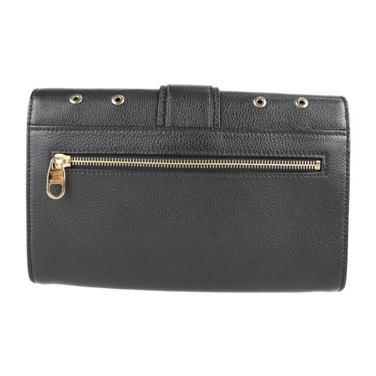 超美品 RED VALENTINO レッドヴァレンティノ クラッチバッグ レザー 黒 