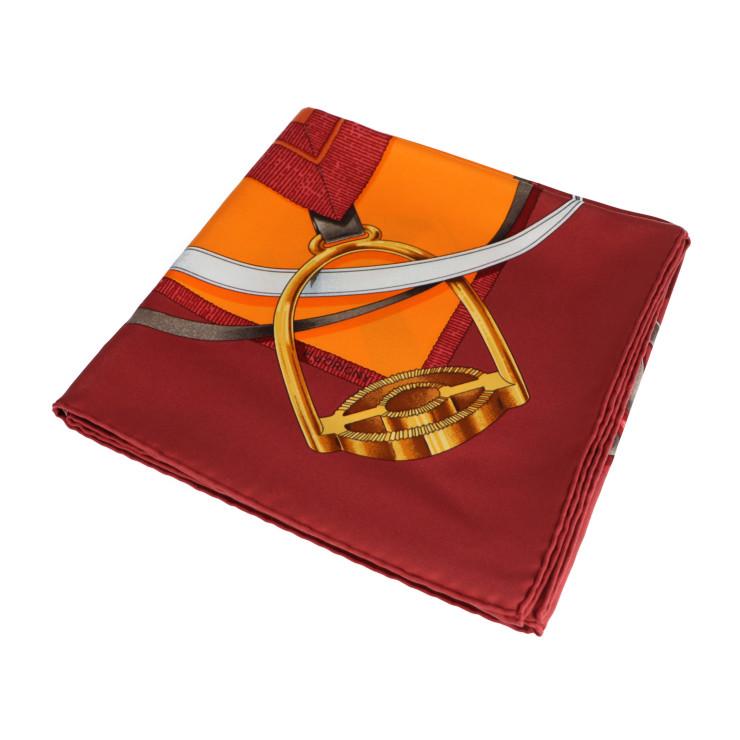 新品未使用展示品 HERMES エルメス GRAND MANEGE カレ90 スカーフ シルク BRIQUE レンガ色 マルチカラー 【本物保証】 :2111033007269:3R boutipue - 通販 - Yahoo!ショッピング
