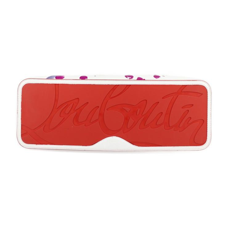 美品 Christian Louboutin クリスチャンルブタン カバタ Love グラフィティ トートバッグ レザー ホワイト マルチカ 本物保証 3r Boutipue 通販 Yahoo ショッピング