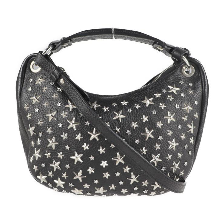美品 JIMMY CHOO ジミーチュウ ステラ ショルダーバッグ レザー 