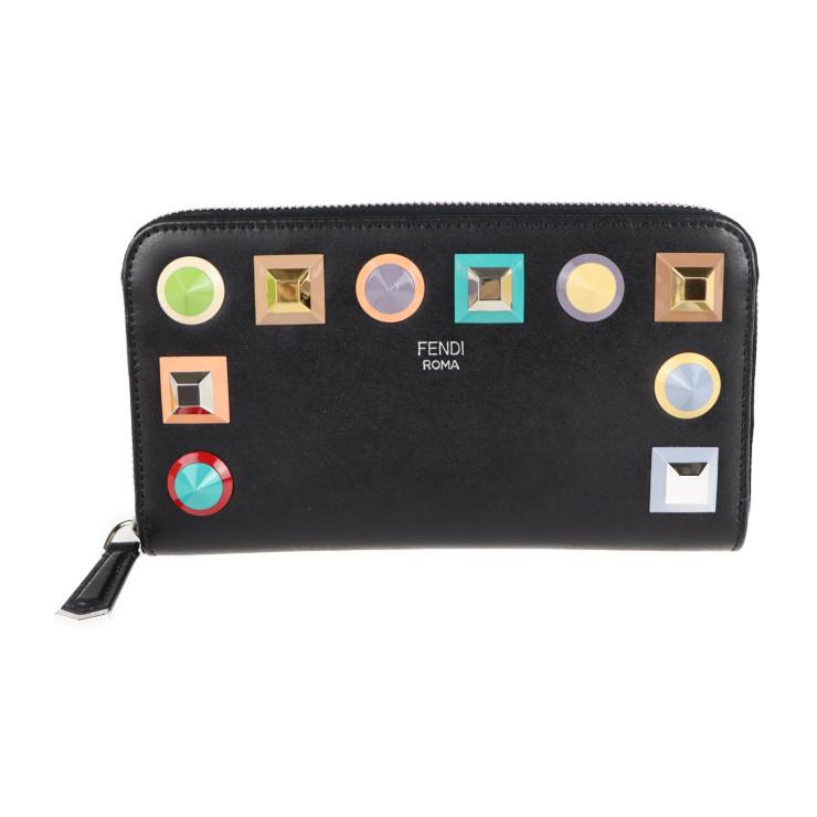 超美品 FENDI フェンディ LIBERTY 8M0299 SRO FOJBX 長財布 レザー 