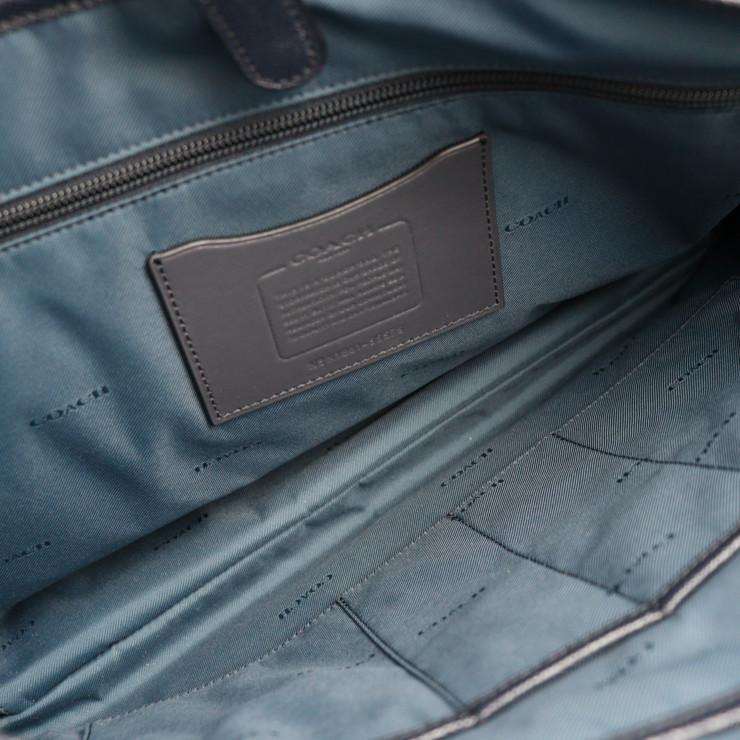 COACH コーチ ケネディ 55575 ビジネスバッグ レザー ネイビー 