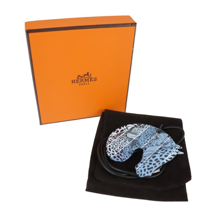 HERMES 超美品 エルメス タッタソール タトゥーアージュ GM ネックレス 