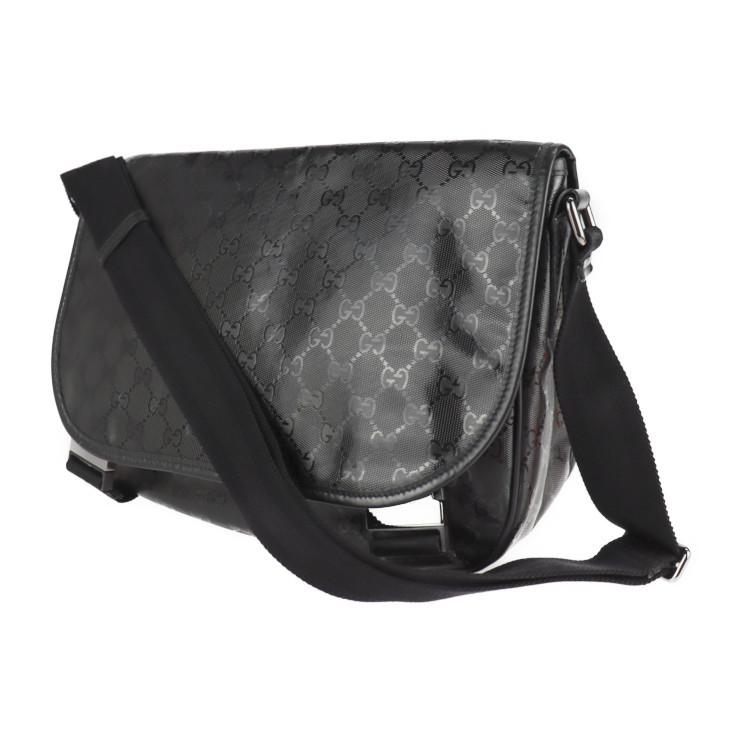 美品 GUCCI グッチ GGインプリメ 201732 520981 ショルダーバッグ PVC 