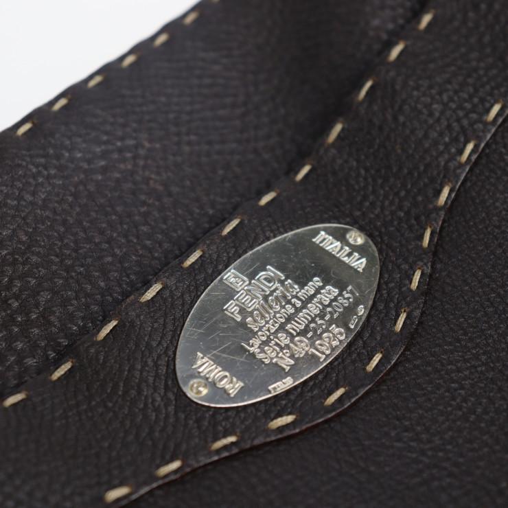 FENDI 美品 フェンディ セレリア 8BT109 ショルダーバッグ レザー