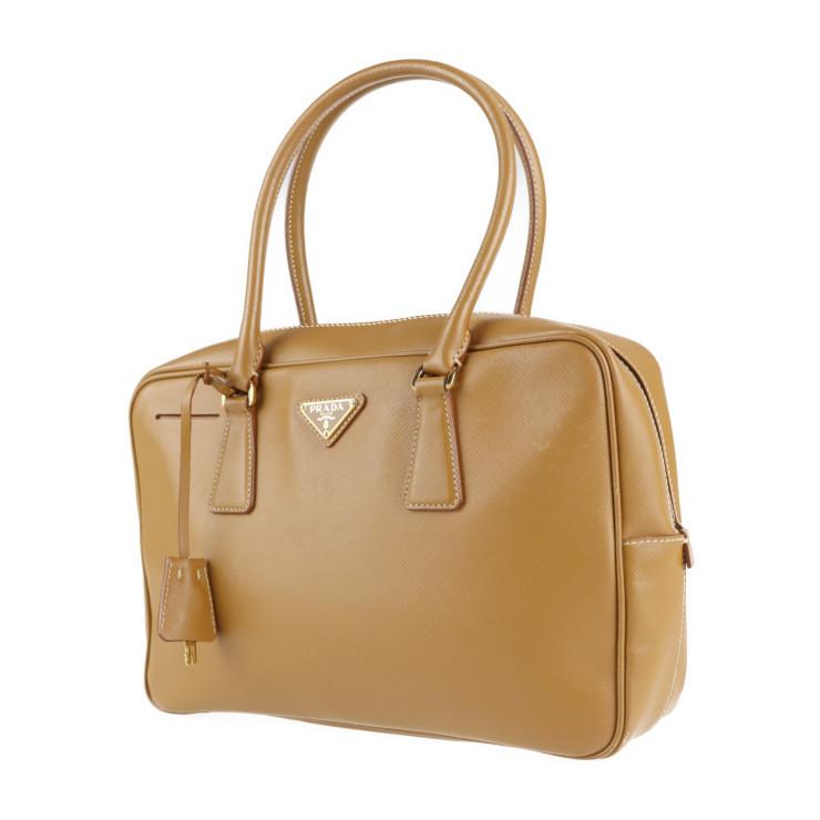 PRADA プラダ BL0095 ハンドバッグ サフィアーノレザー CARAMEL ミニ  