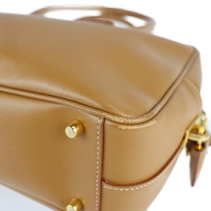 PRADA プラダ BL0095 ハンドバッグ サフィアーノレザー CARAMEL ミニ  