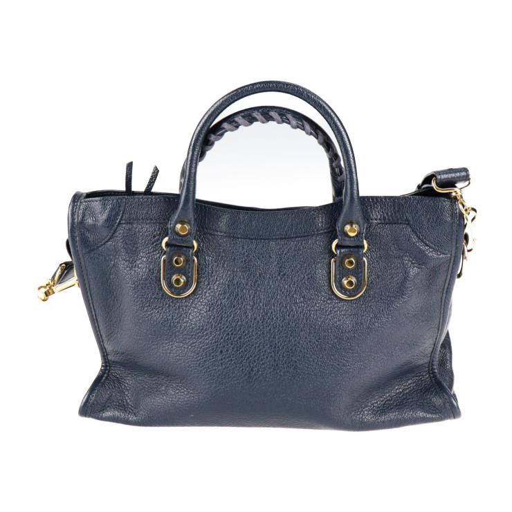 美品 BALENCIAGA バレンシアガ クラシック メタリックエッジ シティS