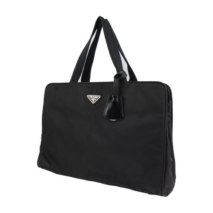 PRADA プラダ TESSUTO SPORT B8496 ハンドバッグ ナイロン ブラック 