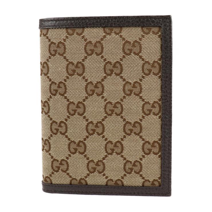 GUCCI 新品未使用展示品 グッチ 346079 二つ折り財布 GGキャンバス 