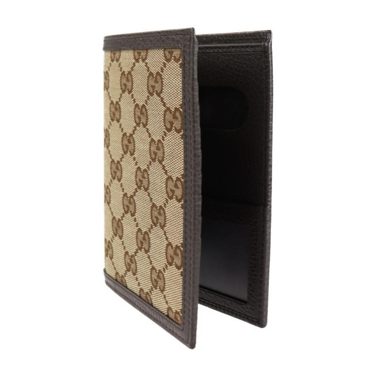 GUCCI 新品未使用展示品 グッチ 346079 二つ折り財布 GGキャンバス 