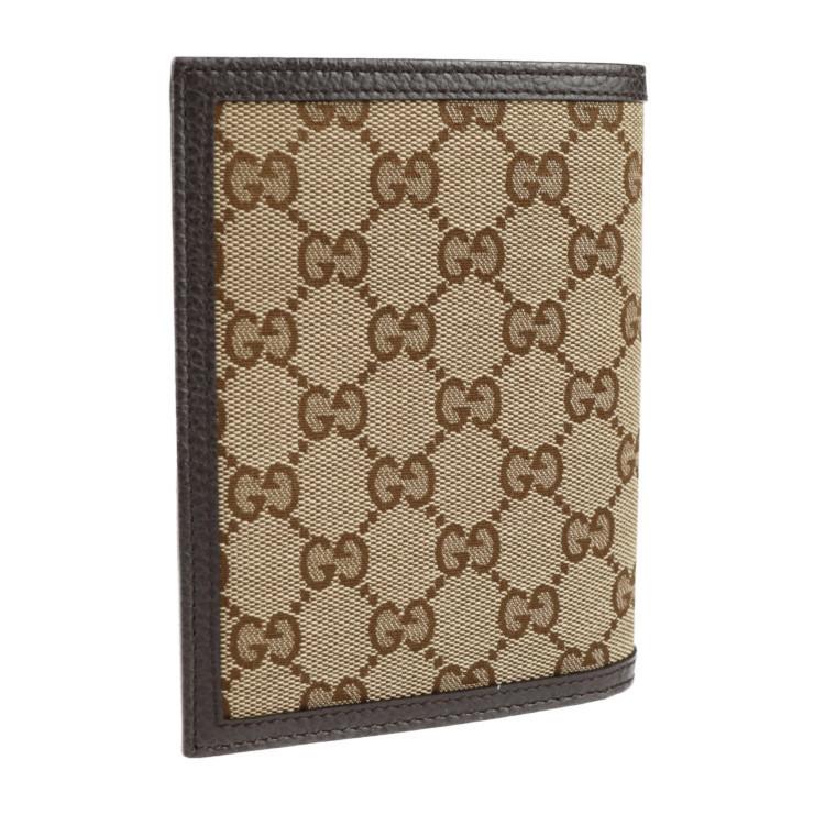 新品未使用展示品 GUCCI グッチ 346079 二つ折り財布 GGキャンバス 