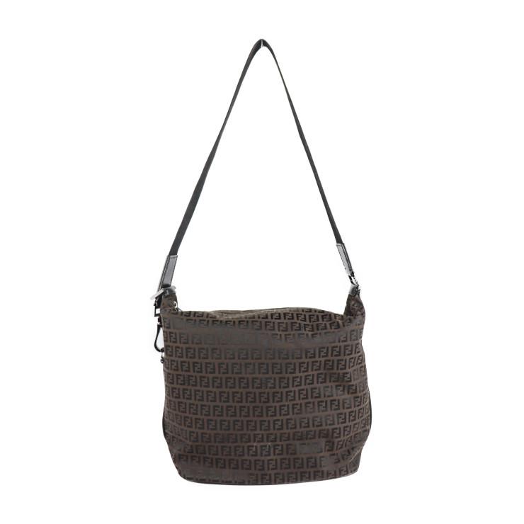 FENDI 美品 フェンディ ズッキーノ ショルダーバッグ 7VA003 