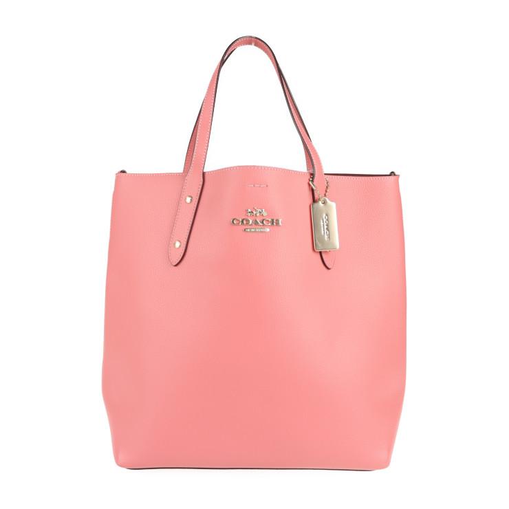 超美品 Coach コーチ トートバッグ レザー ピンク 2way 本物保証 3r Boutipue 通販 Yahoo ショッピング