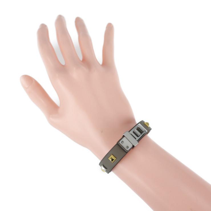 HERMES エルメス ミニ ドッグ スクエアクルー ブレスレット