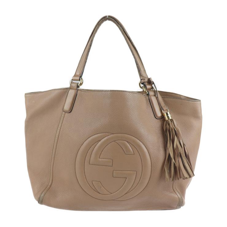 GUCCI グッチ ソーホー セラリウス インターロッキングG 282309 トート 