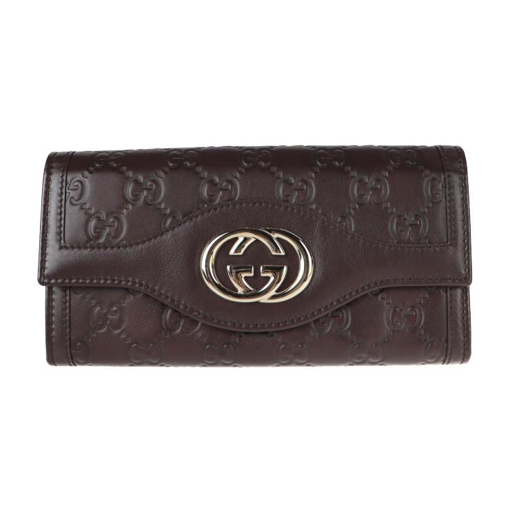 GUCCI 新品未使用展示品 グッチ スーキー シマライン 282434 二つ折り 