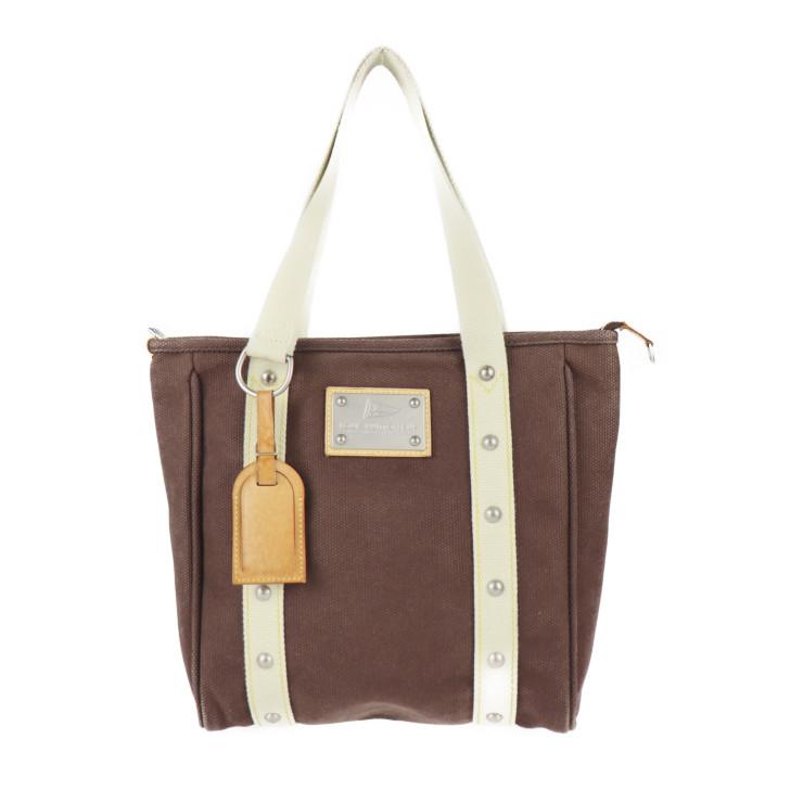 LOUIS VUITTON 美品 ルイ ヴィトン アンティグアカバMM M80663 トート 