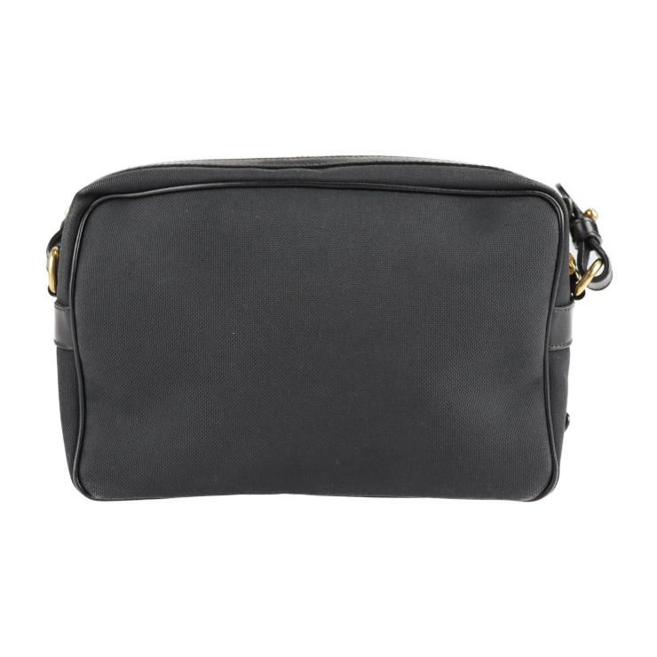 超美品 PRADA プラダ 1BH089 ショルダーバッグ キャンバス レザー LOGO 