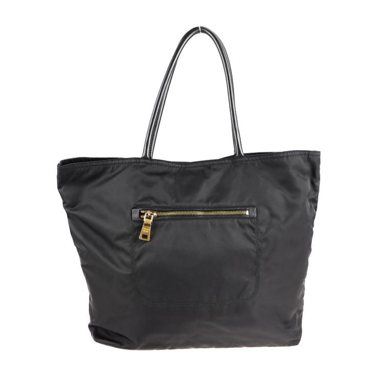 PRADA 美品 プラダ BR4354 トートバッグ ナイロン NERO 【本物保証 
