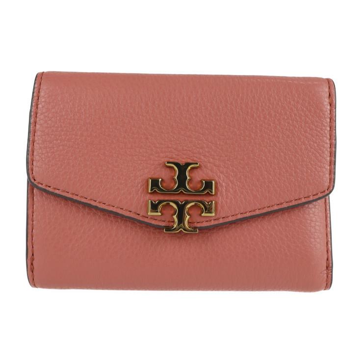 超美品 Tory Burch トリーバーチ 55340 0196 288 三つ折り財布 レザー  