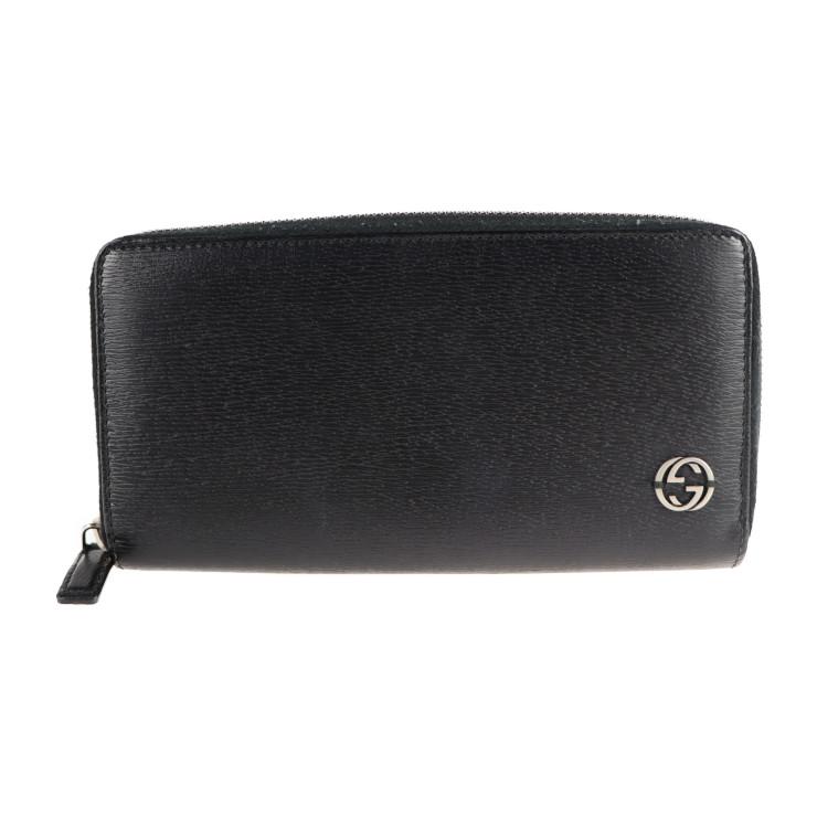 GUCCI 超美品 グッチ チェルシー インターロッキングG 408801 長財布 