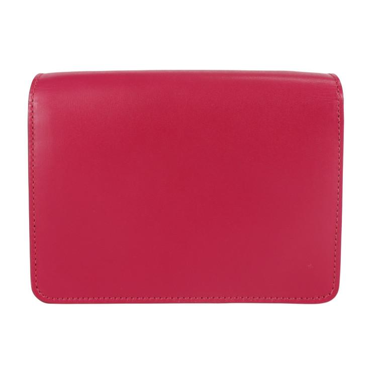 PRADA プラダ 2WAYバッグ  ショルダーバッグ BT1031 ボックスカーフ   PEONIA ピンク系 シルバー金具  ショルダーウォレット ポシェット レザー クラッチバッグ ポーチ 【本物保証】 PRADA（プラダ） 超美品 2WAYバッグ BT1031 ショルダーバッグ ボックス