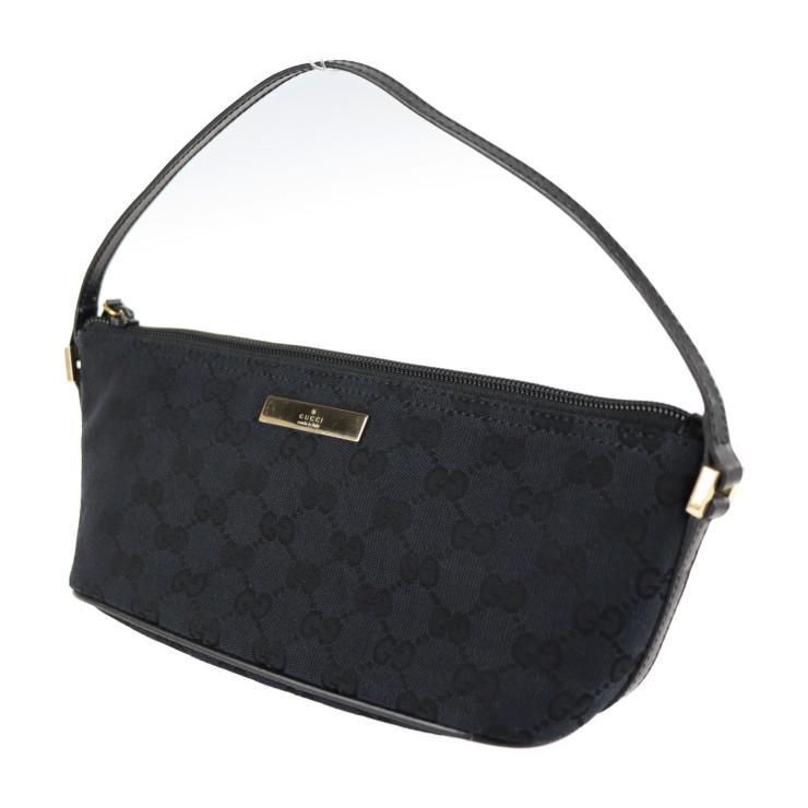 GUCCI 超美品 グッチ 039 1103 2123 ハンドバッグ GGキャンバス レザー 