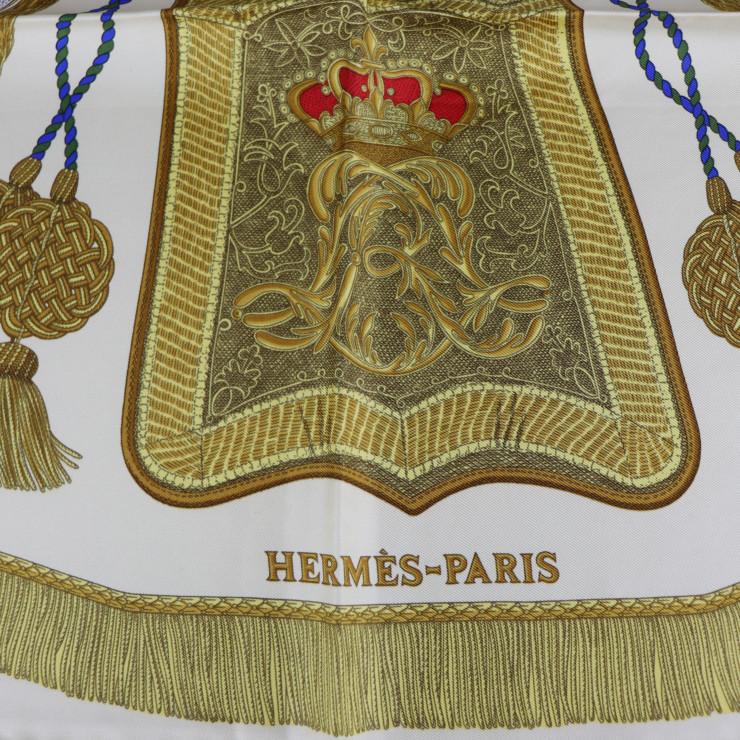 HERMES（エルメス） 超美品 Poste et Cavalerie サーベル飾り袋 カレ90