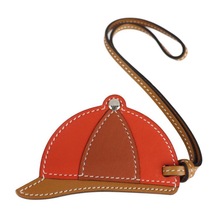 HERMES 超美品 エルメス パドック ボンベイ キャップ チャーム ヴォー 
