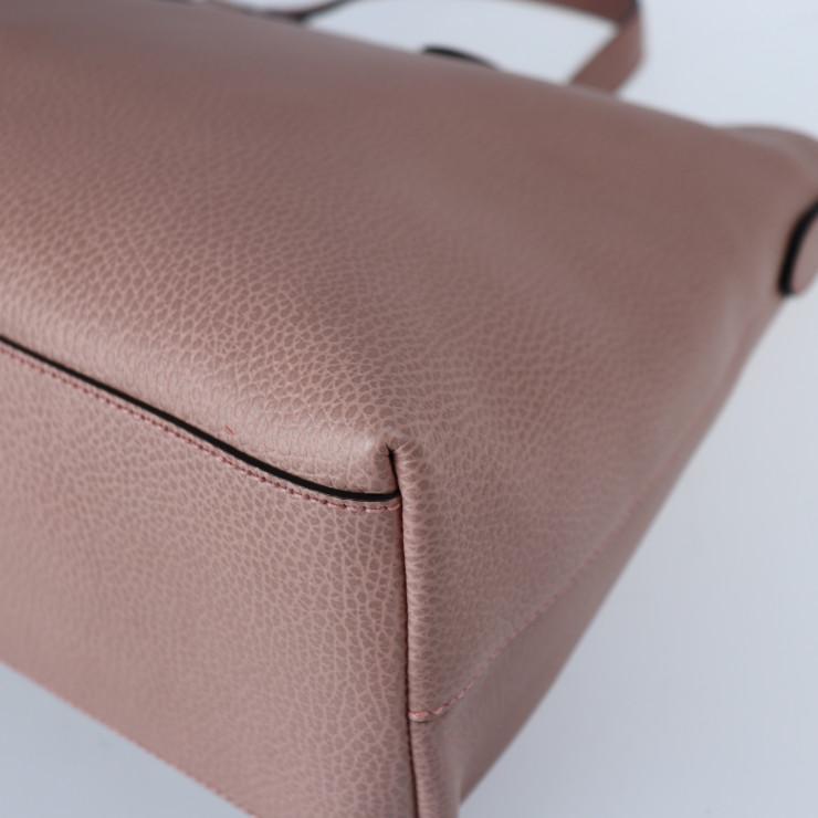 GUCCI 超美品 グッチ バンブー トートバッグ 449643 レザー ピンク系 