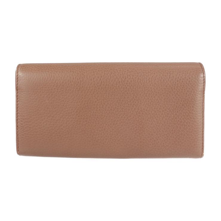 GUCCI グッチ フローラキャンバス 長財布 ピンクベージュ 376186 