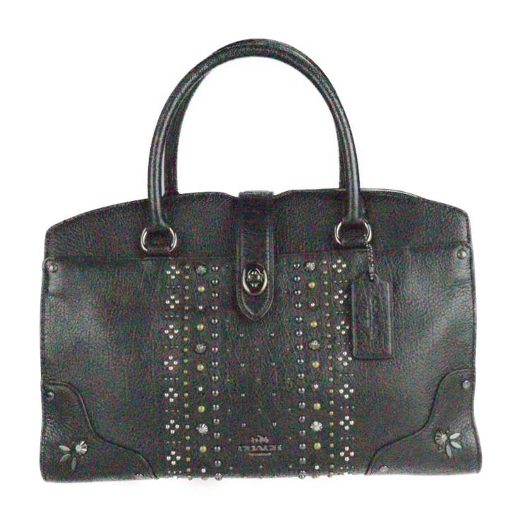 COACH 超美品 コーチ バンダナリベット マーサー サッチェル30 56832  