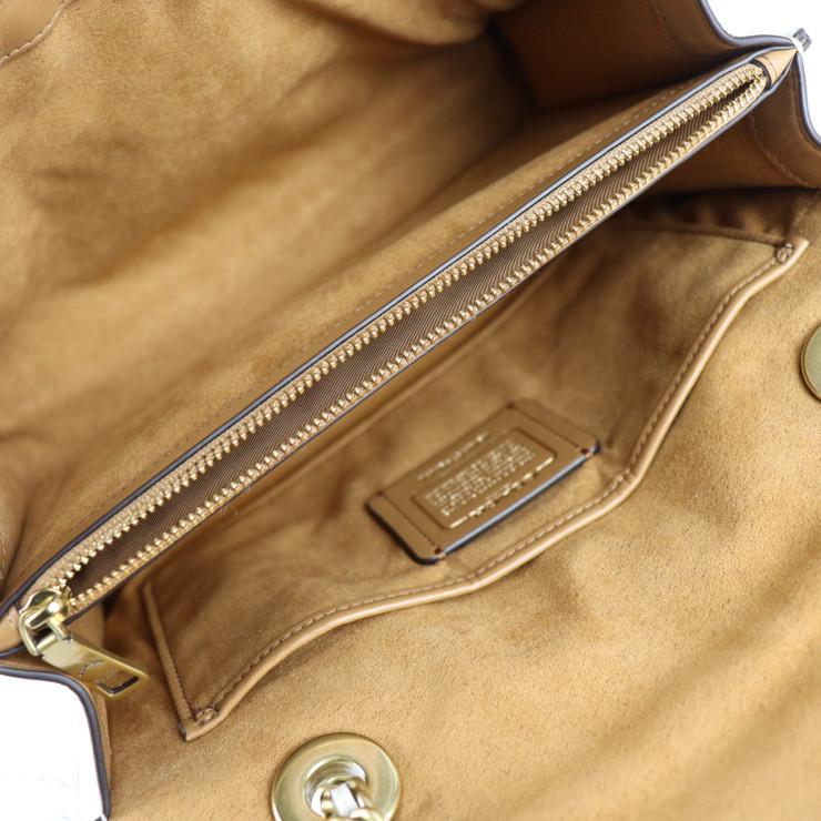 COACH 超美品 コーチ パーカー ウィズ キルティング アンド リベット 