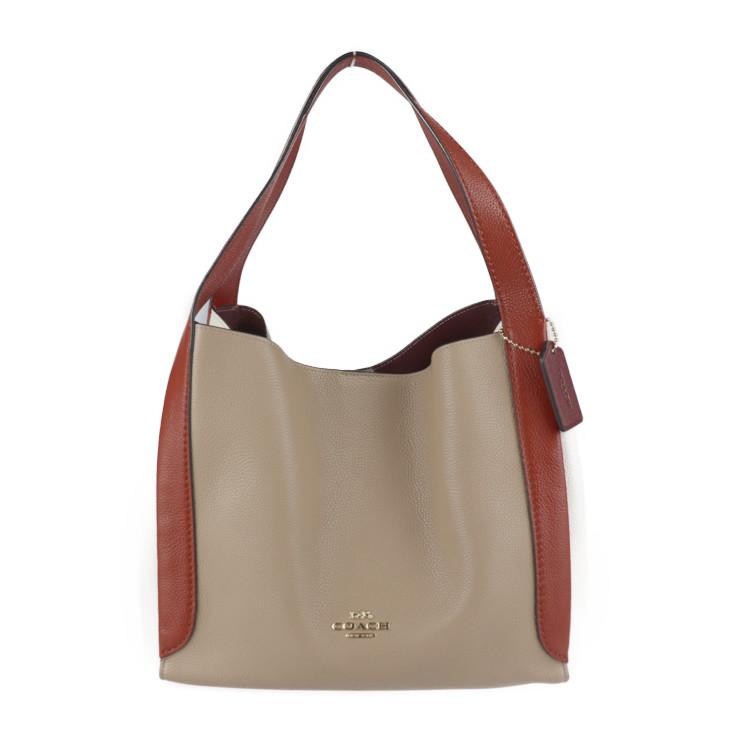 COACH 超美品 コーチ ハドリー ホーボー カラーブロック トートバッグ 