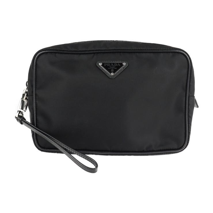 超美品 PRADA プラダ テスート TESSUTO 2NE007 ポーチ ナイロン 