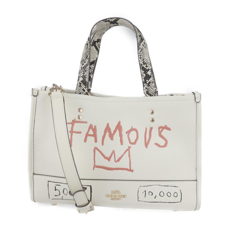 COACH 超美品 コーチ デンプシー キャリーオール バスキア コラボ 