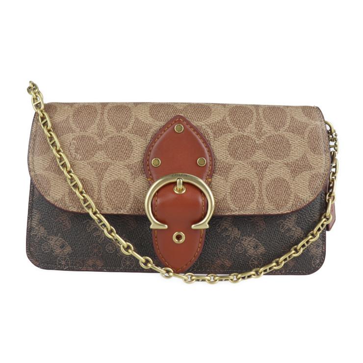 COACH 超美品 コーチ ビート クロスボディ クラッチ シグネチャー 
